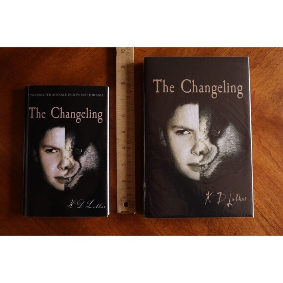 The Changeling K. D. Lathar SIGNED Numbered First UK Edition Proof Copy Bookmark - Picture 2 of 14